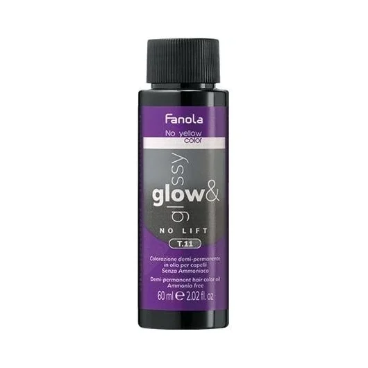 Fanola No Yellow Color Оцветяваща крем боя-тонер Glow & Glossy, T.11