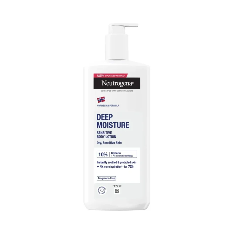 Neutrogena Дълбоко хидратиращ лосион за чувствителна кожа - Neutrogena