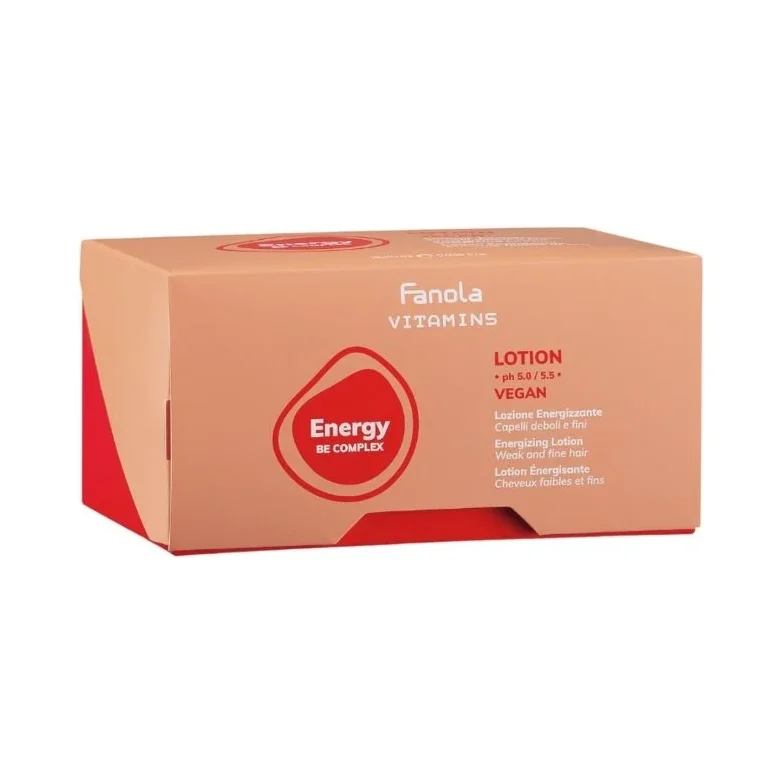 Fanola Vitamins Енергизиращ лосион против косопад Energy, 12 x 10 ml
