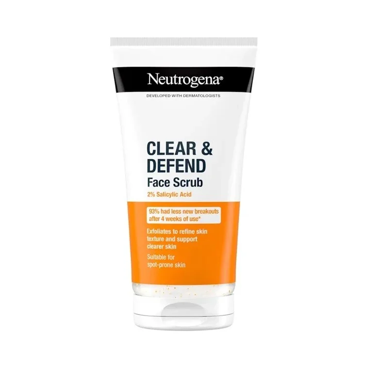 Neutrogena Clear & Defend Пилинг за лице със салицилова киселина