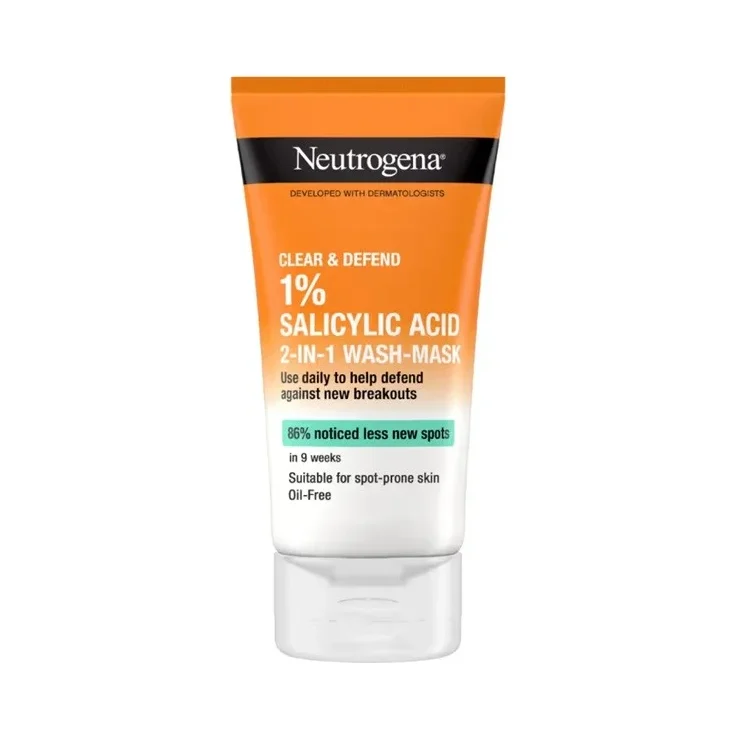 Neutrogena Clear & Defend Почистваща маска със салицилова киселина