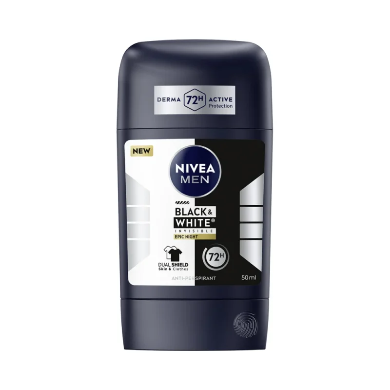 Nivea Men Стик дезодорант Invisible Black & White Epic Night