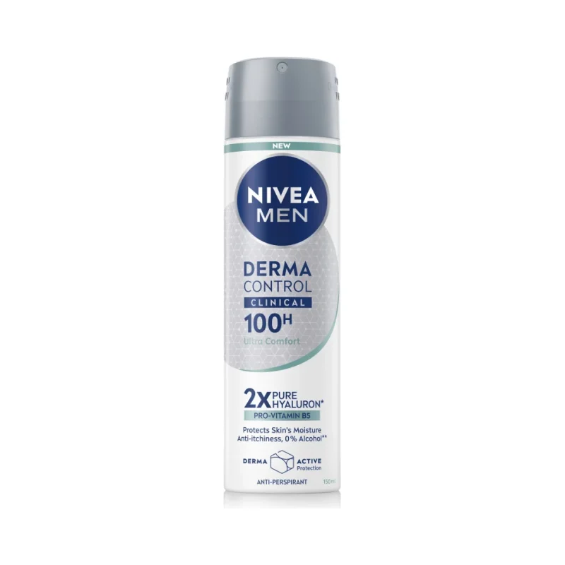 Nivea Men Спрей дезодорант Derma Control Clinical Ultra Comfort