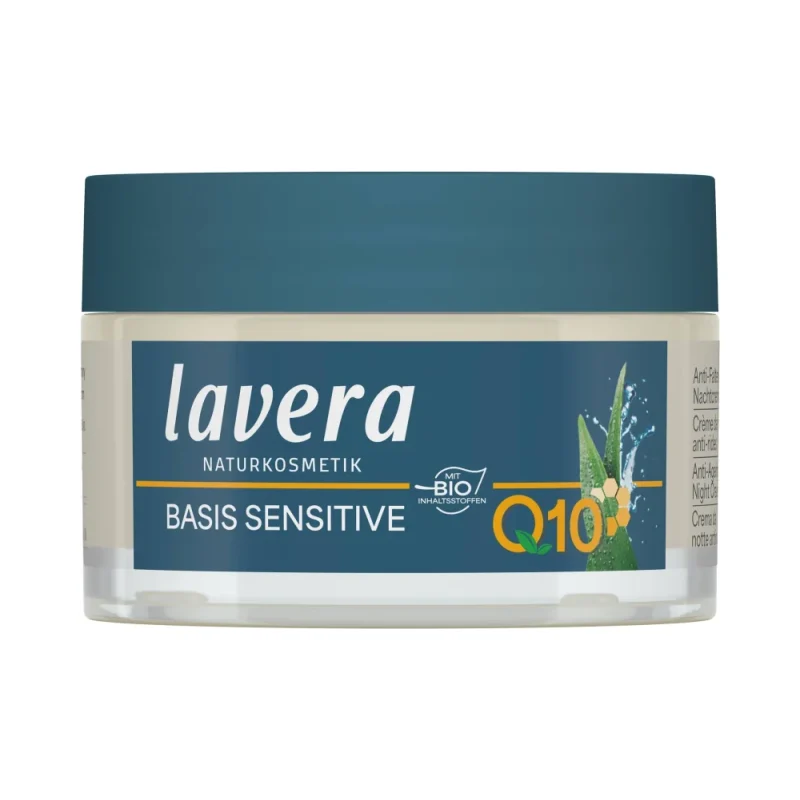 Lavera Basis Sensitive Нощен крем за лице Q10