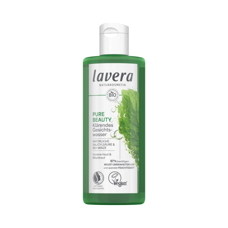 Lavera Pure Beauty Почистващ тоник за лице с мента