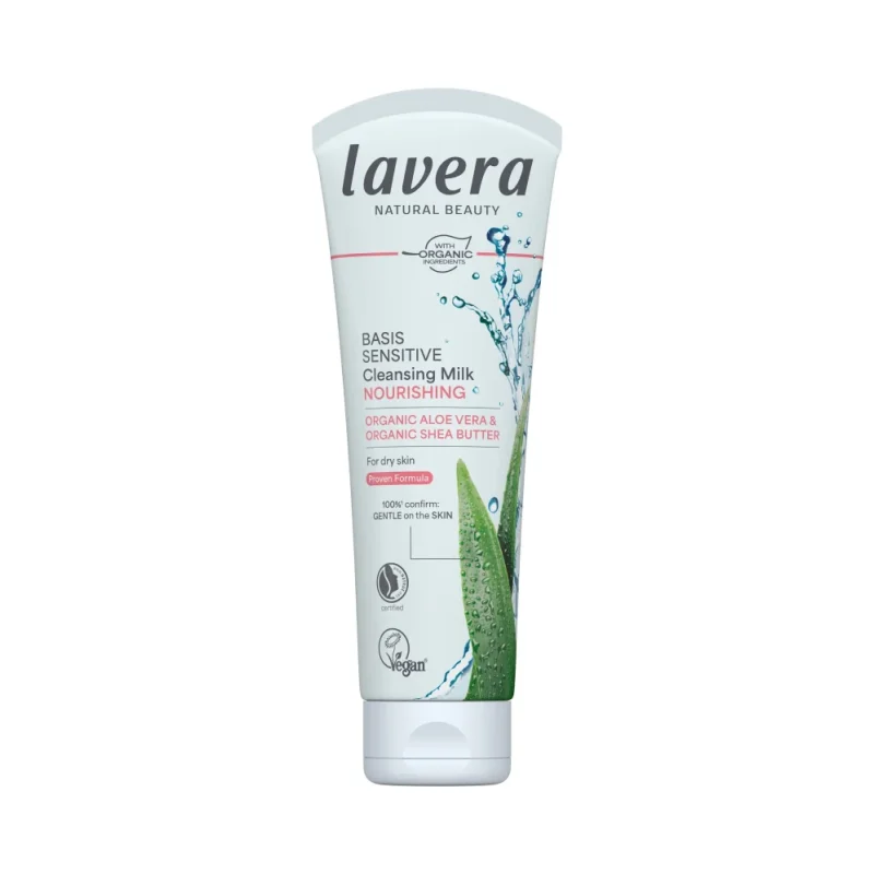Lavera Basis Sensitive Почистващо мляко за лице