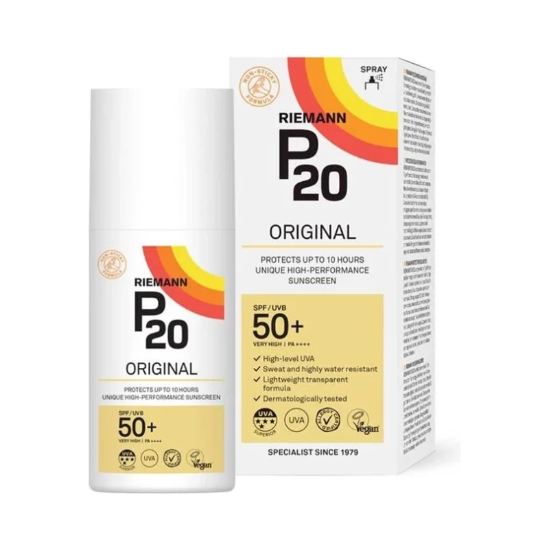 Original Прозрачен слънцезащитен спрей, SPF50+ - P20