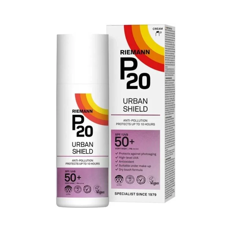 Urban Shield Слънцезащитен крем за лице, SPF50+