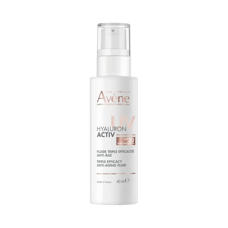 Avène Hyaluron Activ UV Анти-ейдж флуид с тройно действие, SPF50