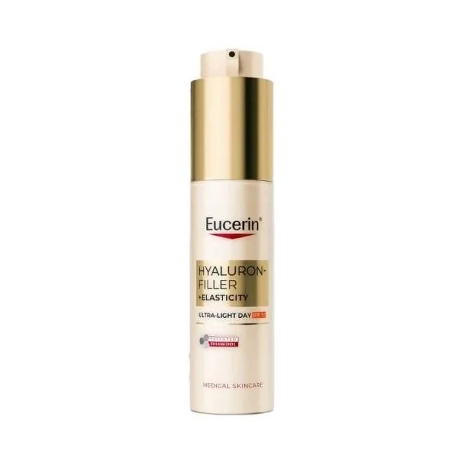 Eucerin Hyaluron-Filler + Elasticity Ултралек дневен крем, SPF50