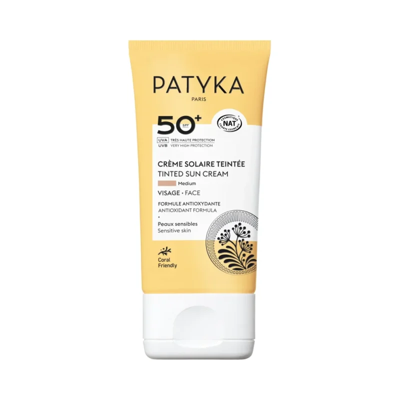 Patyka Тониран слънцезащитен крем, Medium, SPF50+