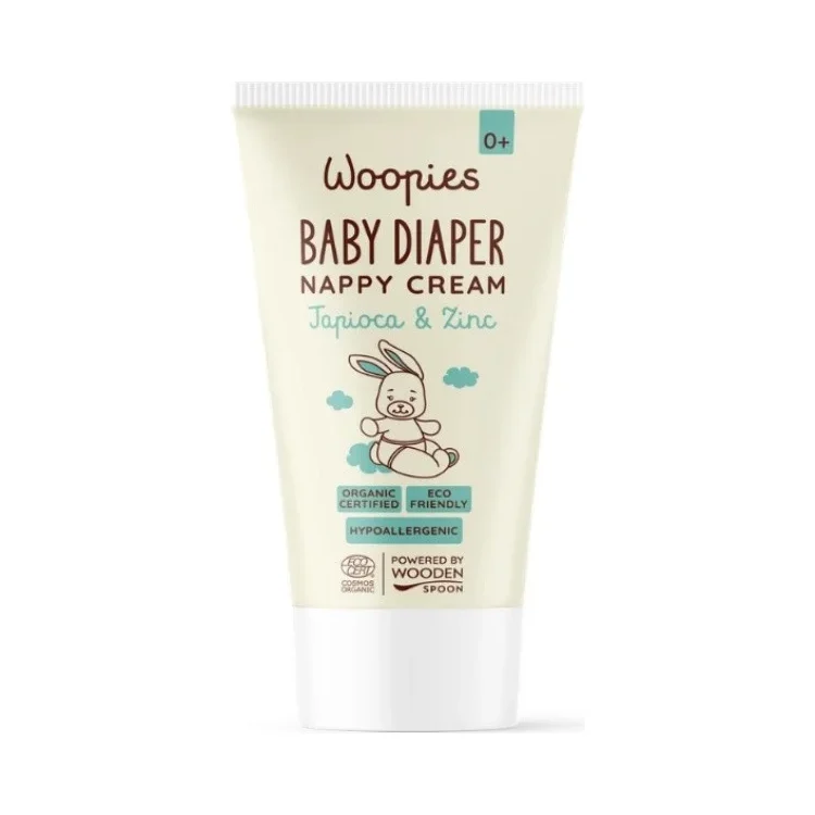Бебешки крем против подсичане Wooden Spoon Woopies - С тапиока и цинк