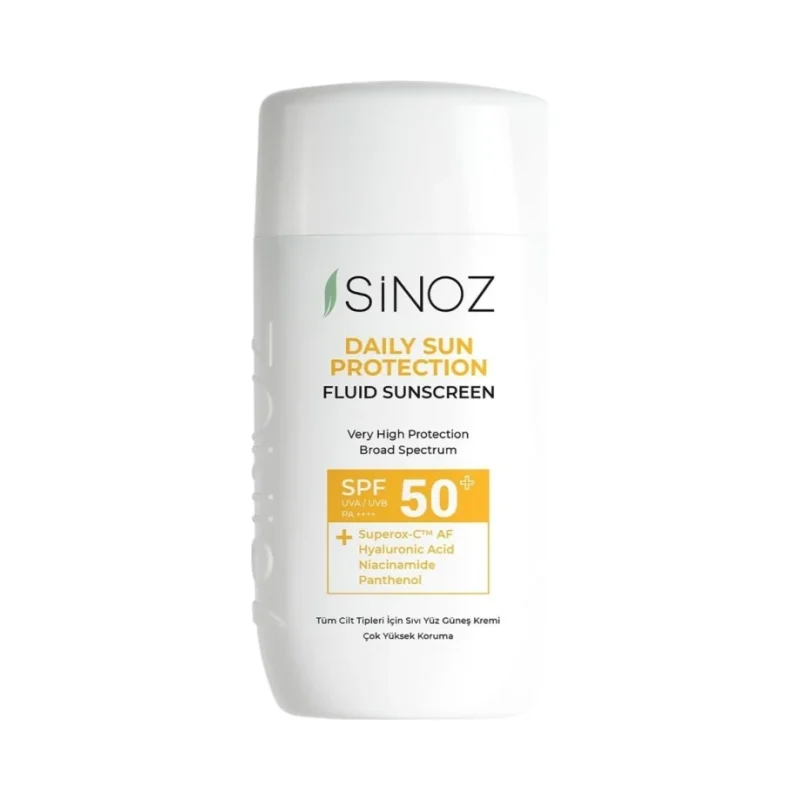 Sinoz Слънцезащитен флуид за лице Daily, SPF50+