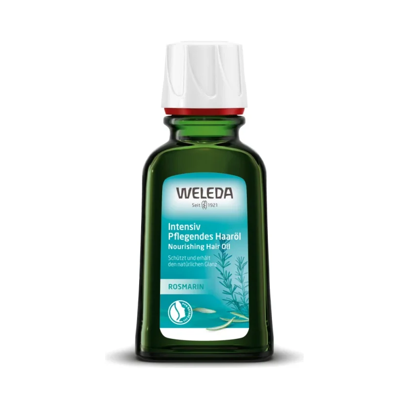 Weleda Интензивно подхранващо масло за коса с розмарин