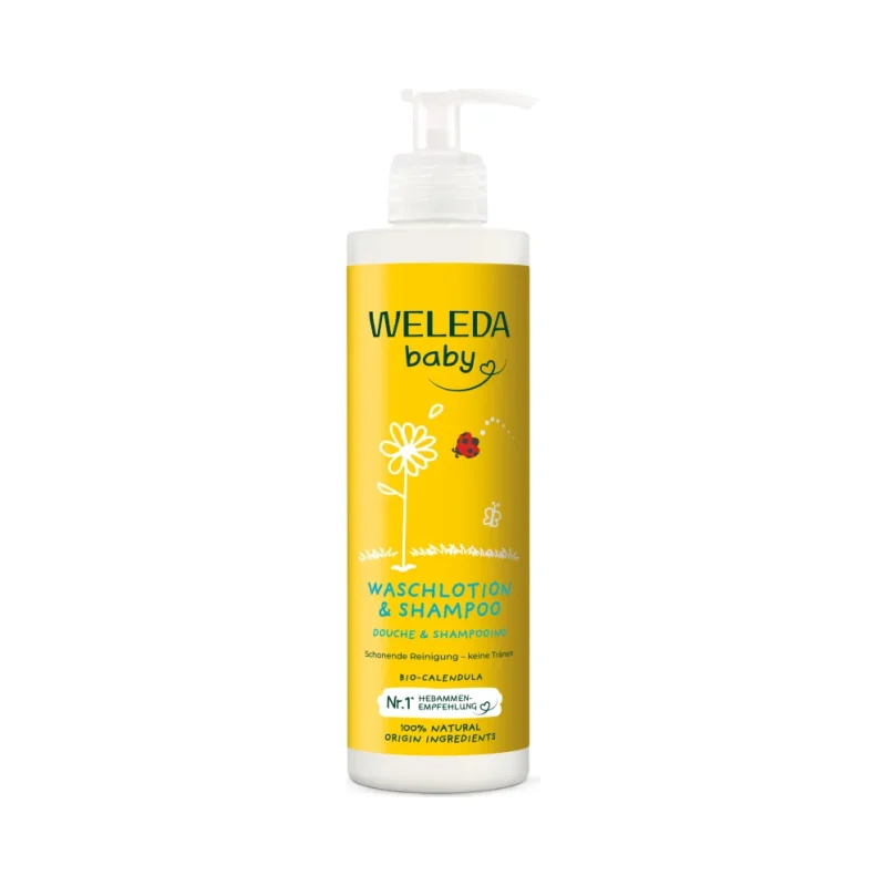 Weleda Baby Измиващ лосион и шампоан 2 в 1