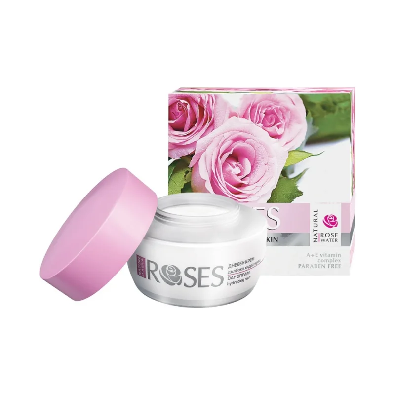 Nature of Agiva Roses Дневен крем за суха кожа