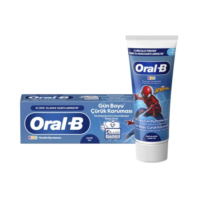Oral-B Детска паста за зъби Spiderman, 6+ месеца