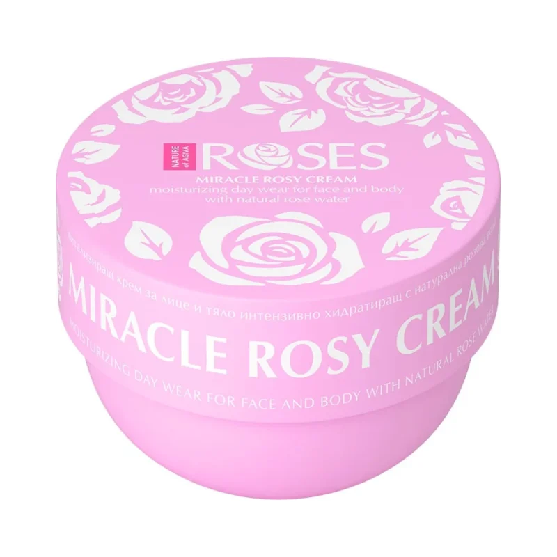 Nature of Agiva Roses Витализиращ крем за лице и тяло с натурална розова вода
