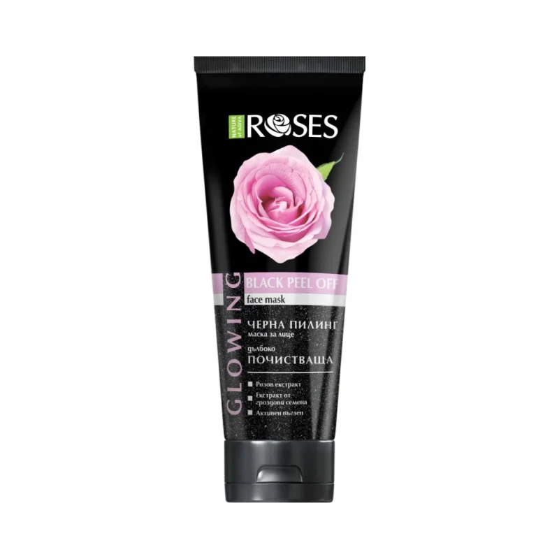 Nature of Agiva Roses Черна пилинг маска за лице
