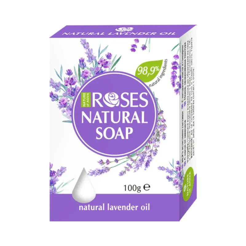 Nature of Agiva Roses Сапун с лавандулово масло