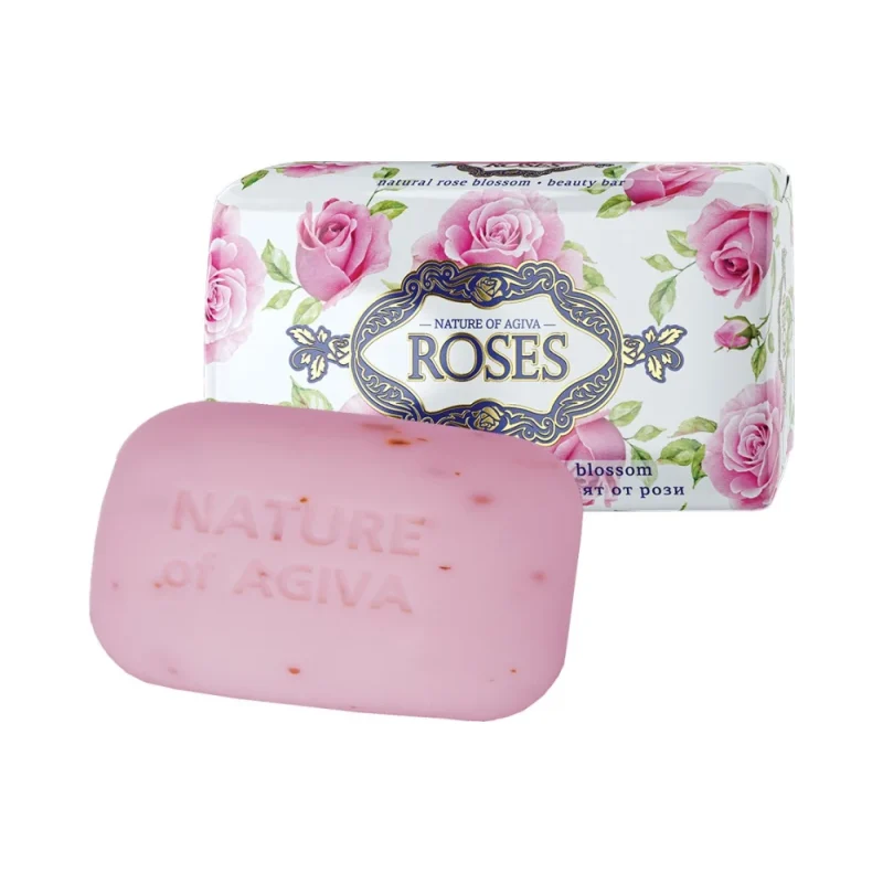 Nature of Agiva Roses Сапун с натурален розов цвят