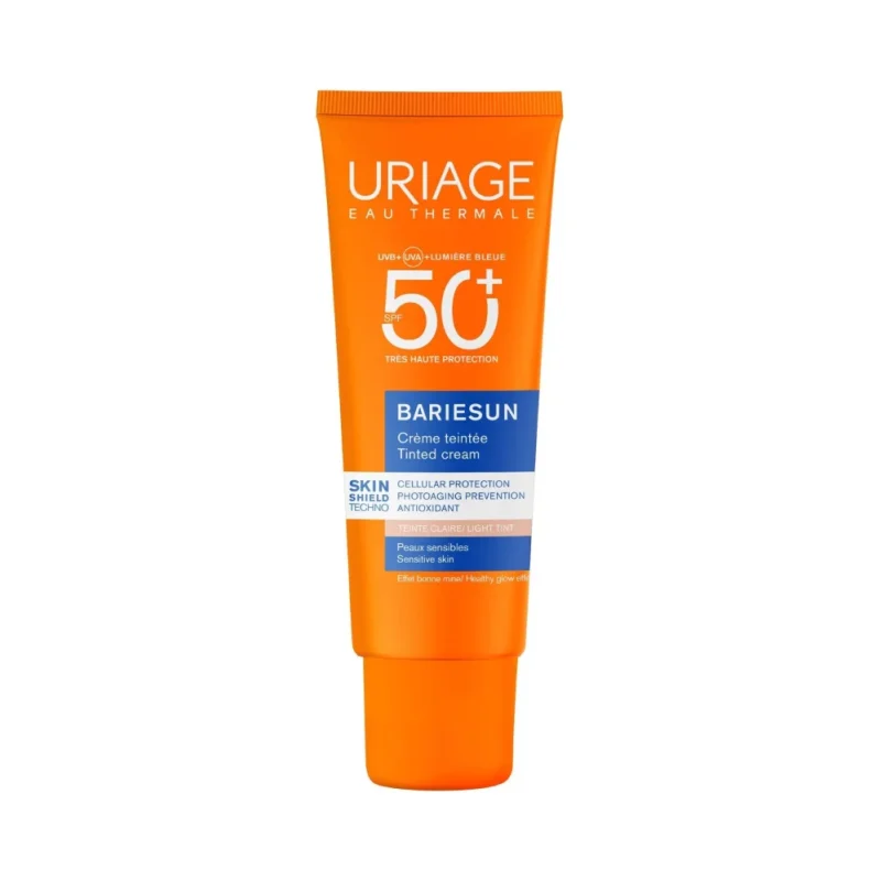 Uriage Bariesun Тониран слънцезащитен крем, светъл, SPF50+