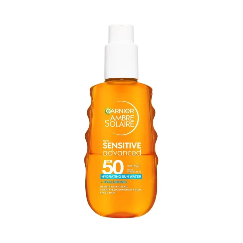 Garnier Ambre Solaire Двуфазна слънцезащитна вода, SPF50