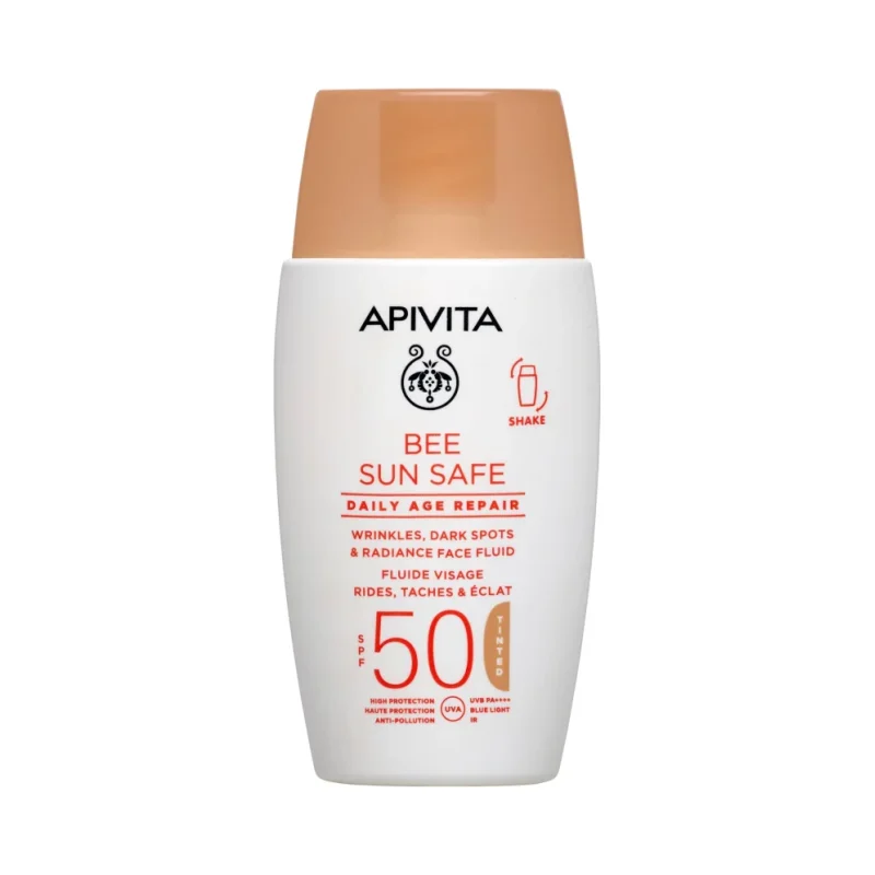 Apivita Bee Sun Safe Дневен флуид за лице, SPF50