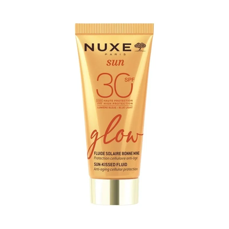 Nuxe Sun Слънцезащитен флуид за лице Glow, SPF30