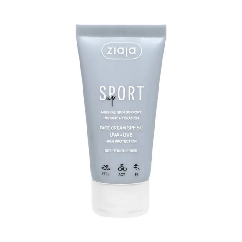Ziaja Sport Up Слънцезащитен крем за лице, SPF50+