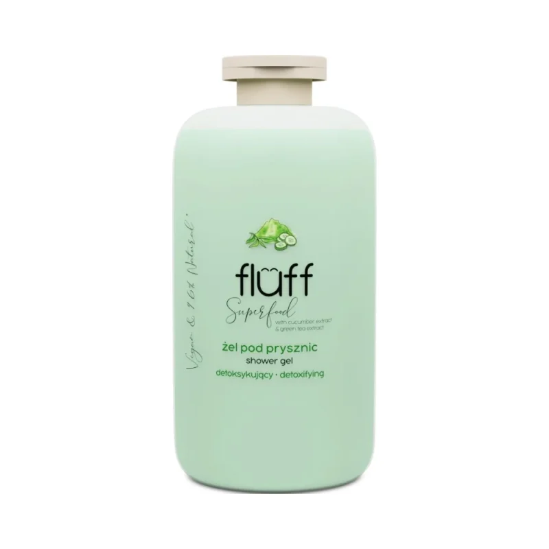 Fluff Душ гел, краставица и зелен чай