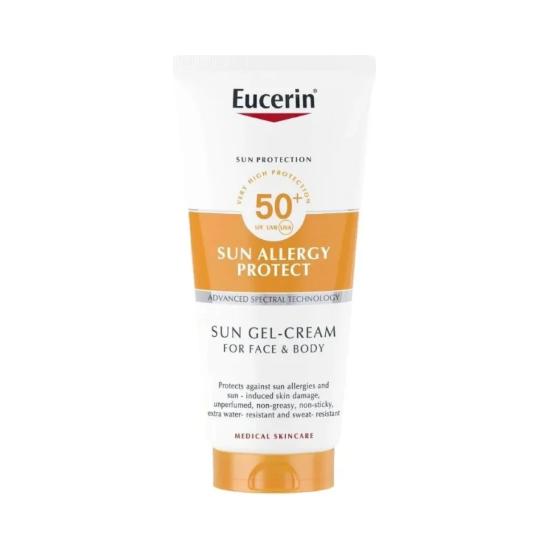 Eucerin Слънцезащитен крем-гел Sun Allergy Protect, SPF50+