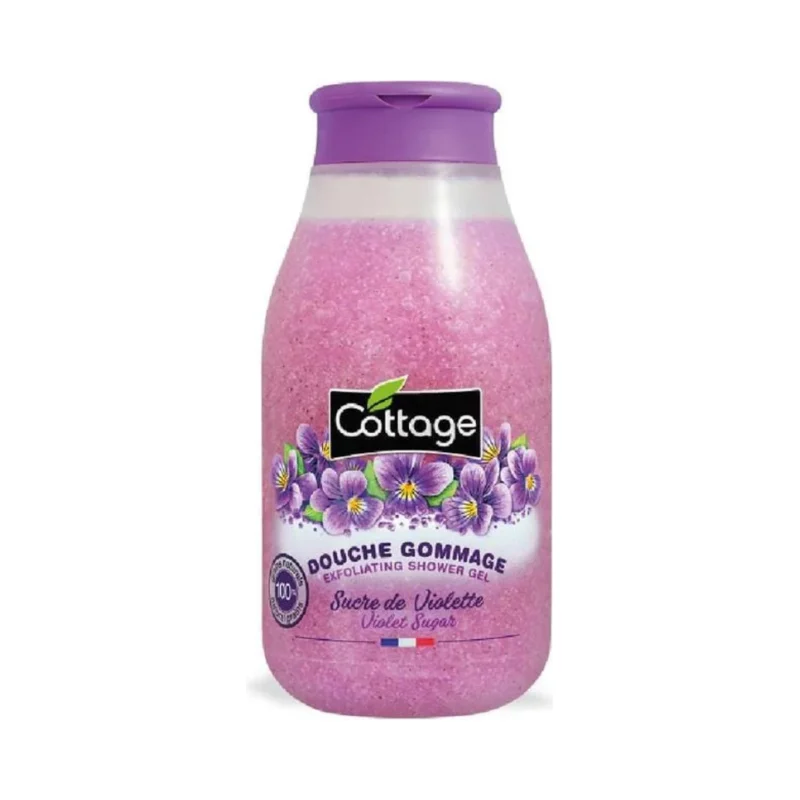 Cottage Ексфолиращ душ гел Violet Sugar