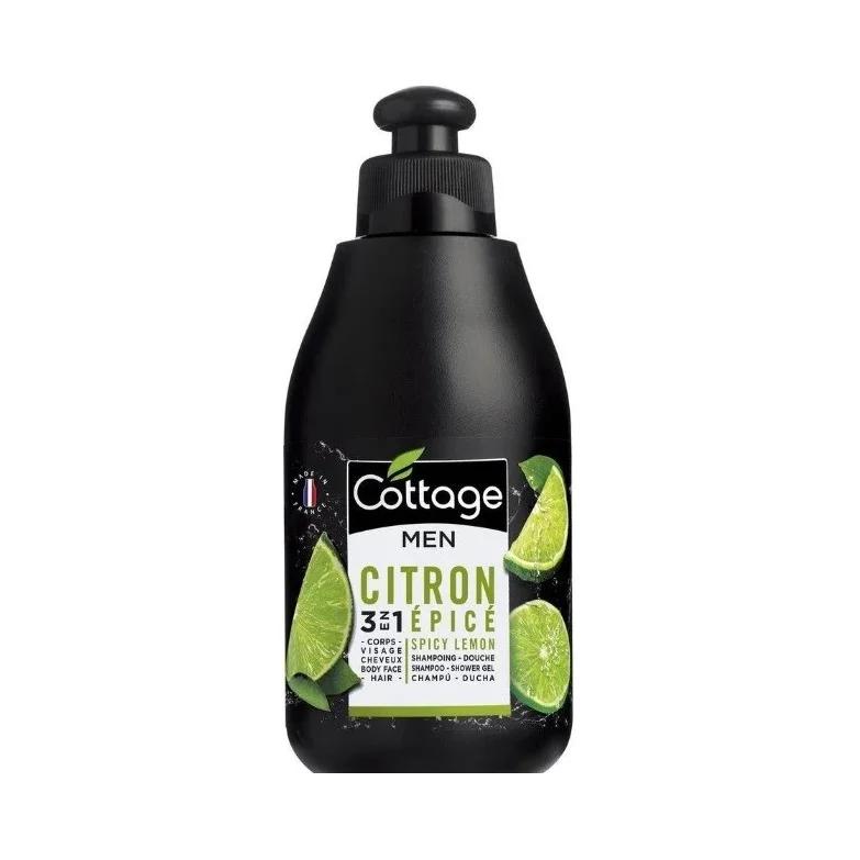 Cottage Men Душ гел 3 в 1 Spicy Lemon