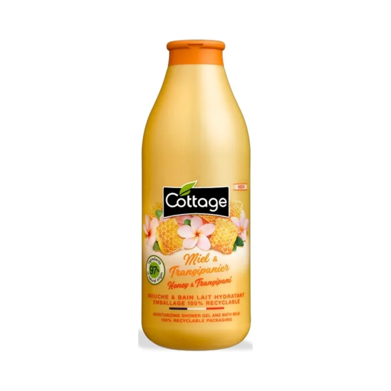 Cottage Душ гел и пяна за вана Honey & Frangipani