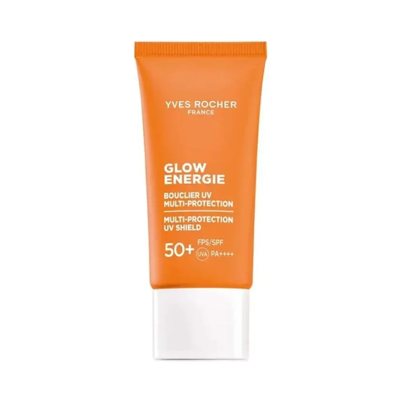 Yves Rocher Glow Energie Слънцезащитен крем за лице, SPF50+