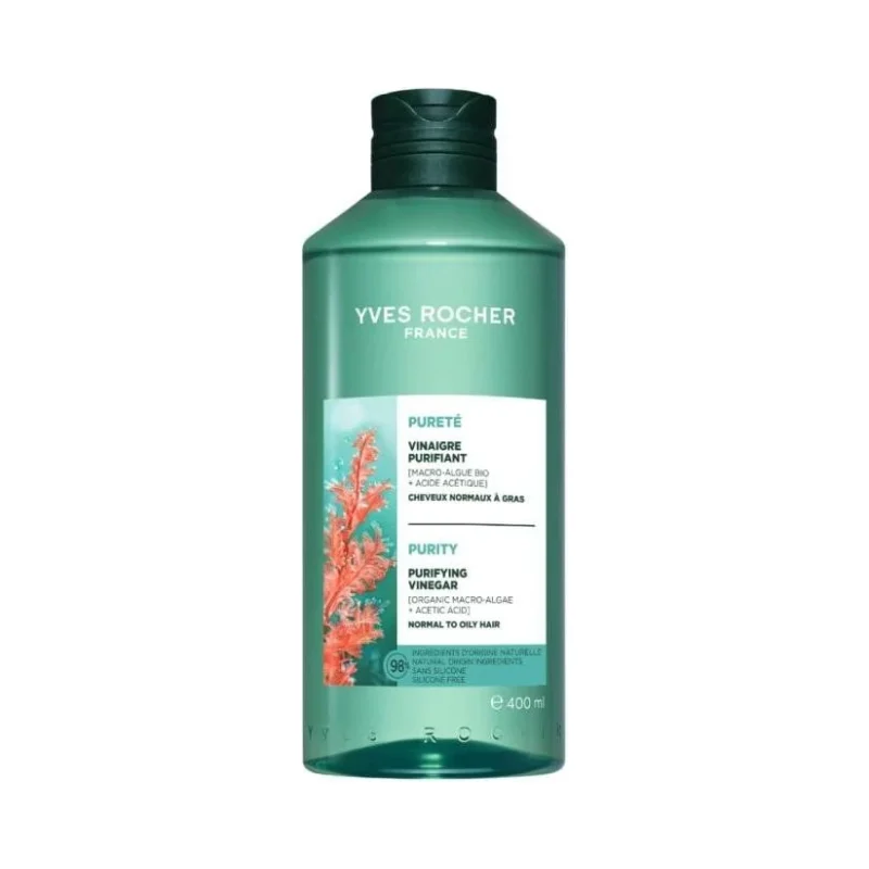 Yves Rocher Purity Детоксикиращ оцетен серум за коса