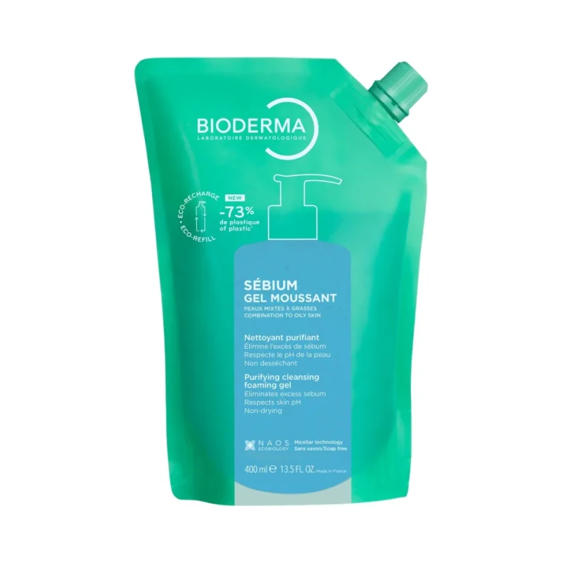 Bioderma Sébium Измиващ гел за мазна кожа, пълнител