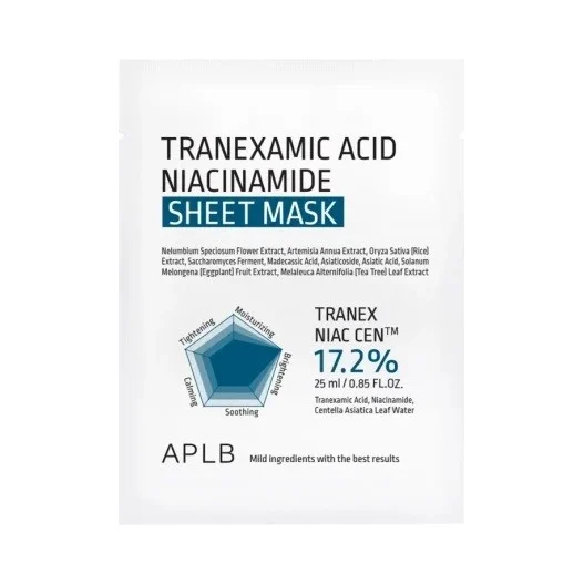 APLB Озаряваща лист маска Tranexamic Acid Niacinamide