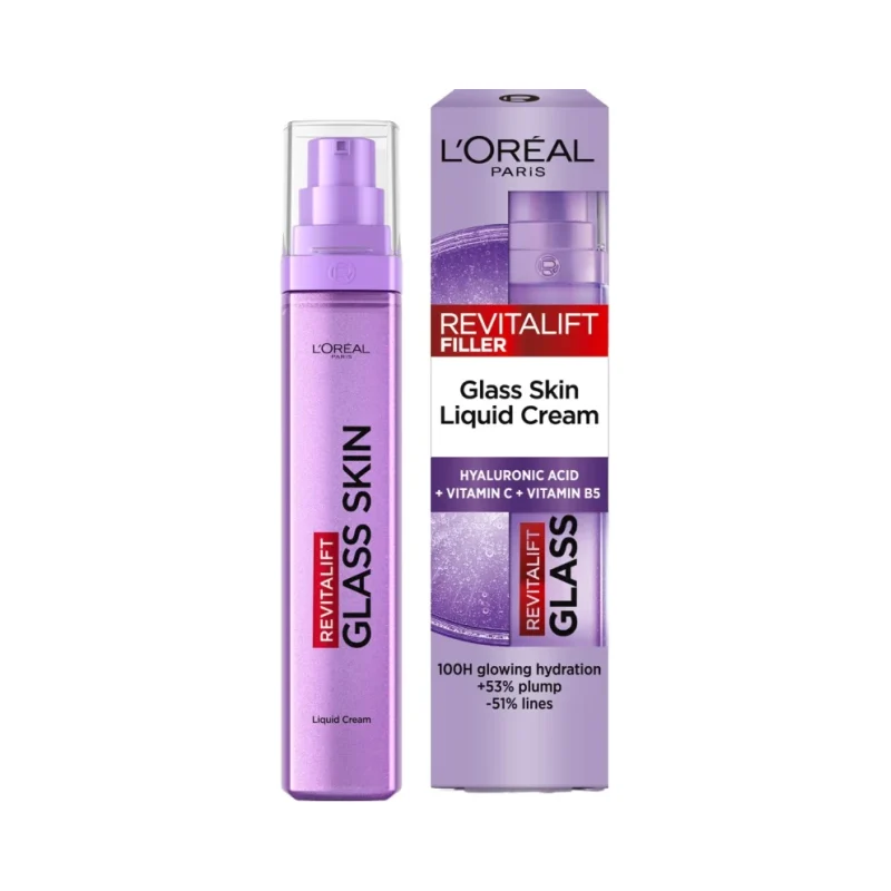 L’Oreal Revitalift Filler Течен крем за лице Glass Skin