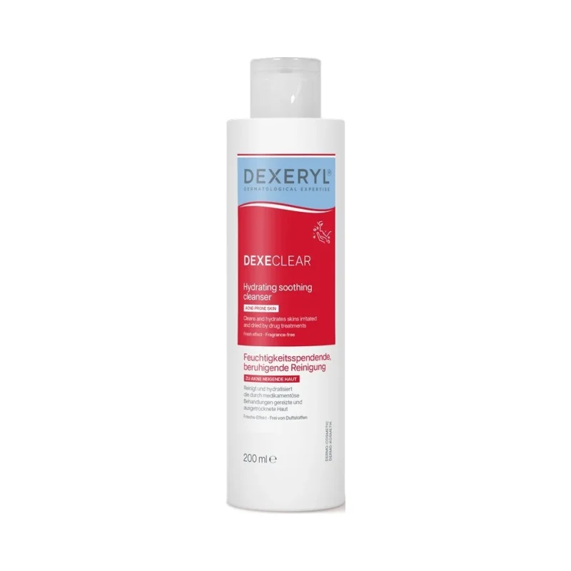 Dexeryl Dexeclear Хидратиращ и успокояващ измиващ гел