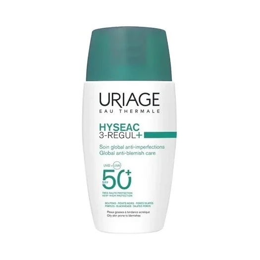 Uriage Hyseac Слънцезащитен крем за лице 3-Regul+, SPF50+
