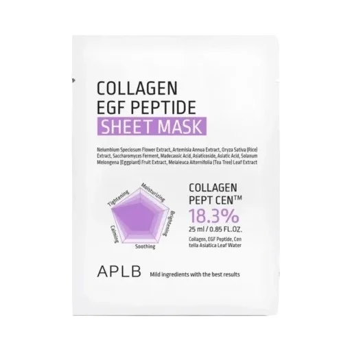 APLB Лист маска за лице Collagen EGF Peptide