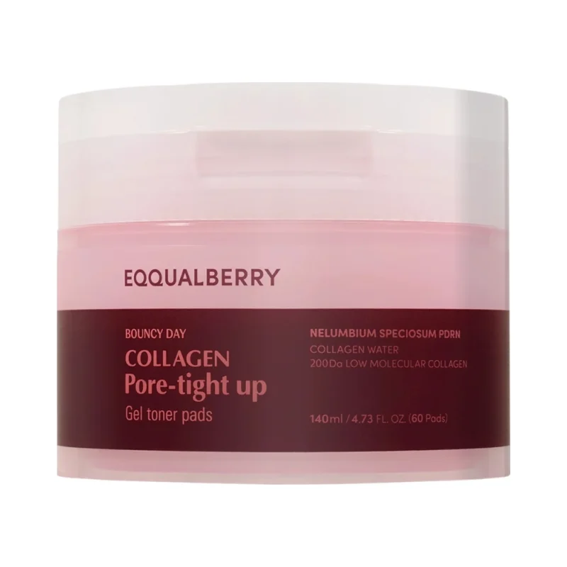 Eqqualberry Тонер падове за стягане на порите, 60 броя