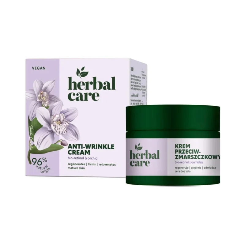 Farmona Herbal Care Крем за лице против бръчки с био-ретинол и орхидея