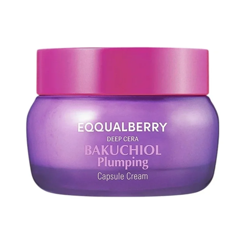 Eqqualberry Крем за лице с бакучиол и сквалан