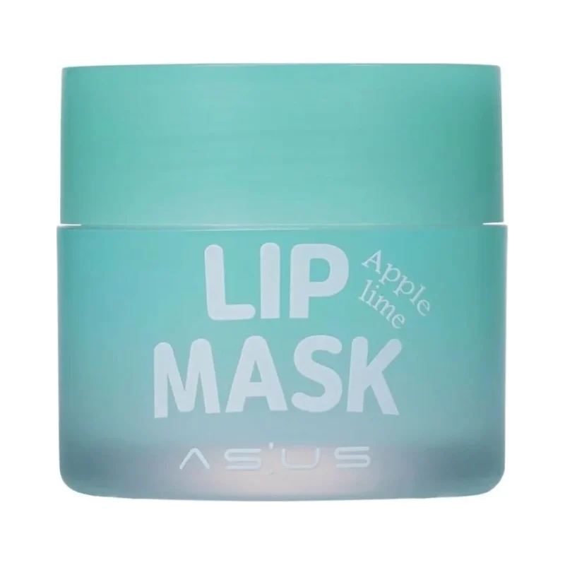 Asus Cosmetics Подхранваща маска за устни, ябълка и лайм