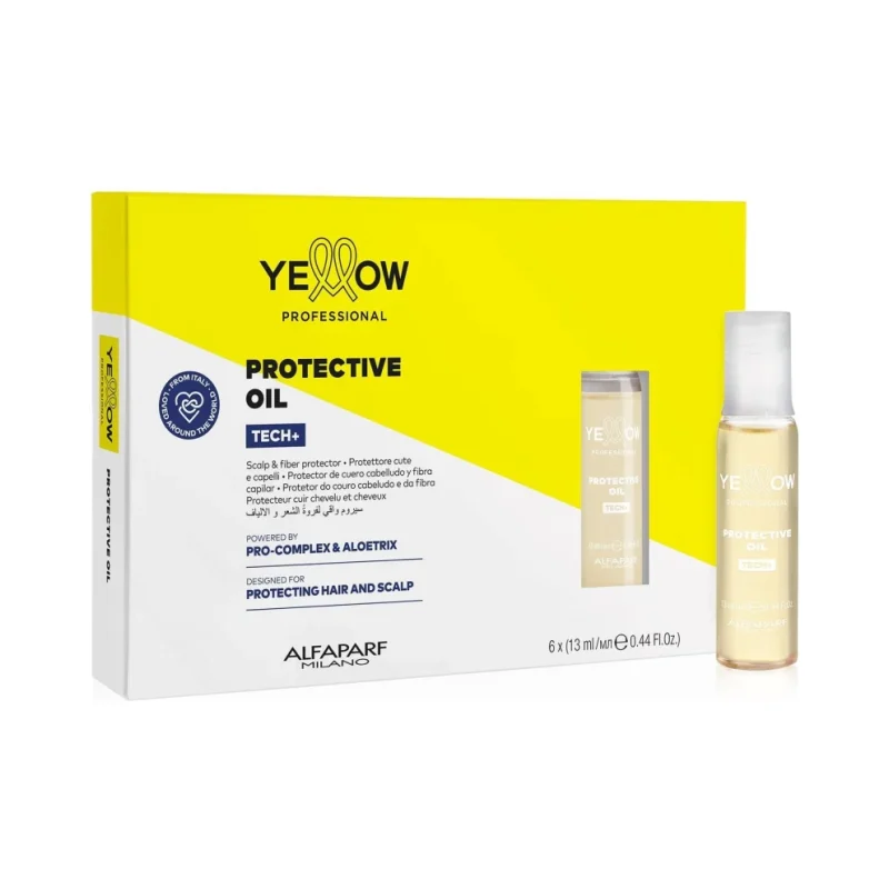 Alfaparf Yellow Tech+ Защитно олио при боядисване, 6 x 13 ml