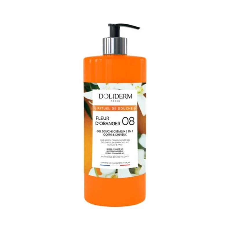 Doliderm Душ гел 2 в 1 Fleur D'Oranger 08