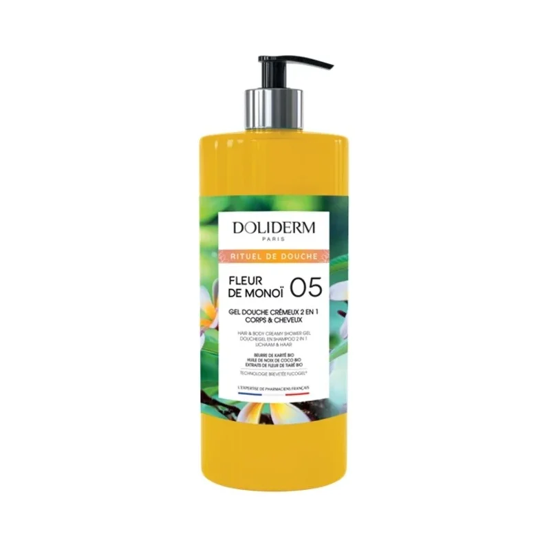 Doliderm Душ гел 2 в 1 Fleur de Monoi 05